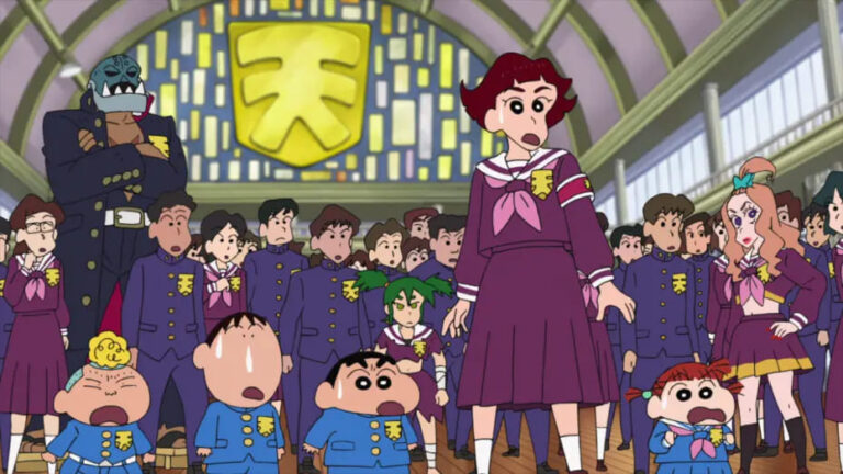 Crayon Shinchan Shrouded in Mystery! The Flowers of Tenkazu Academy (2021) 4